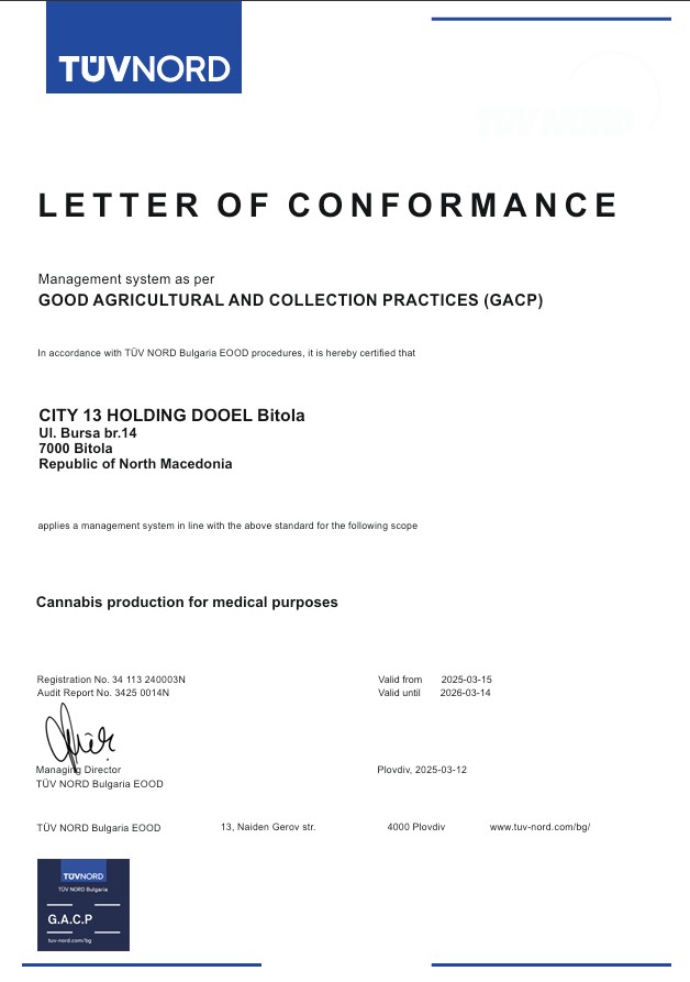GACP Certificate